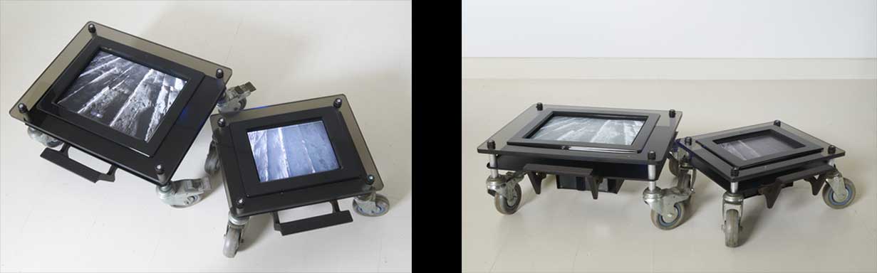 Images of Scanners 1 and 2 installed at Articulate Project Space