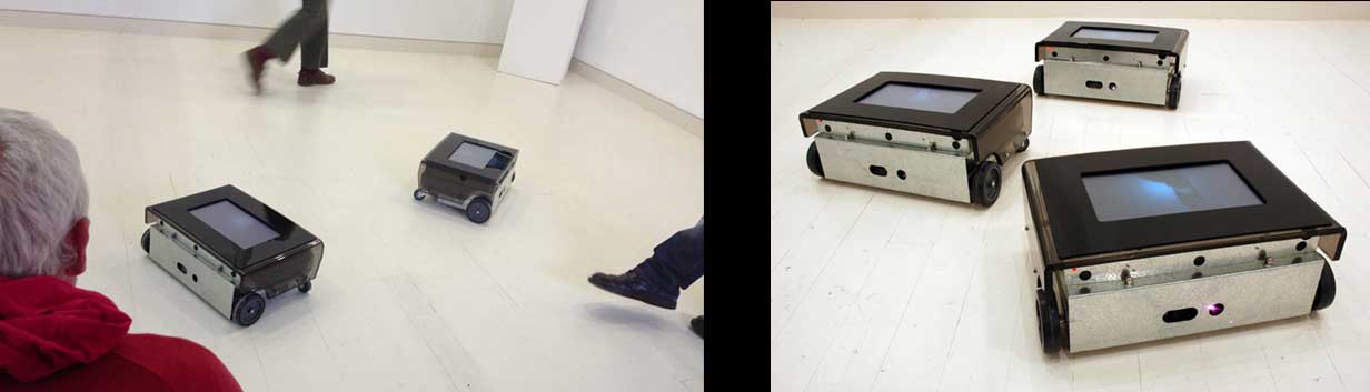 Images of Tracker installed at Articulate Project Space